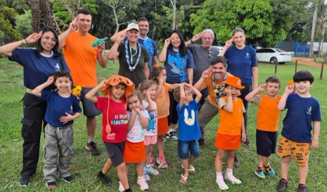 Filhotes em atividade